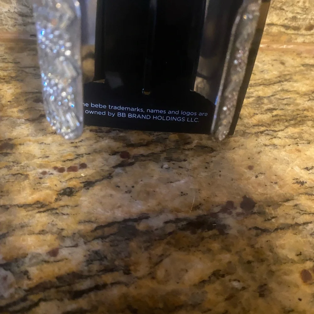 NEW Bebe sparkly silver bracelet